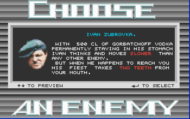 Choose an Enemy — sstitle (WOR)