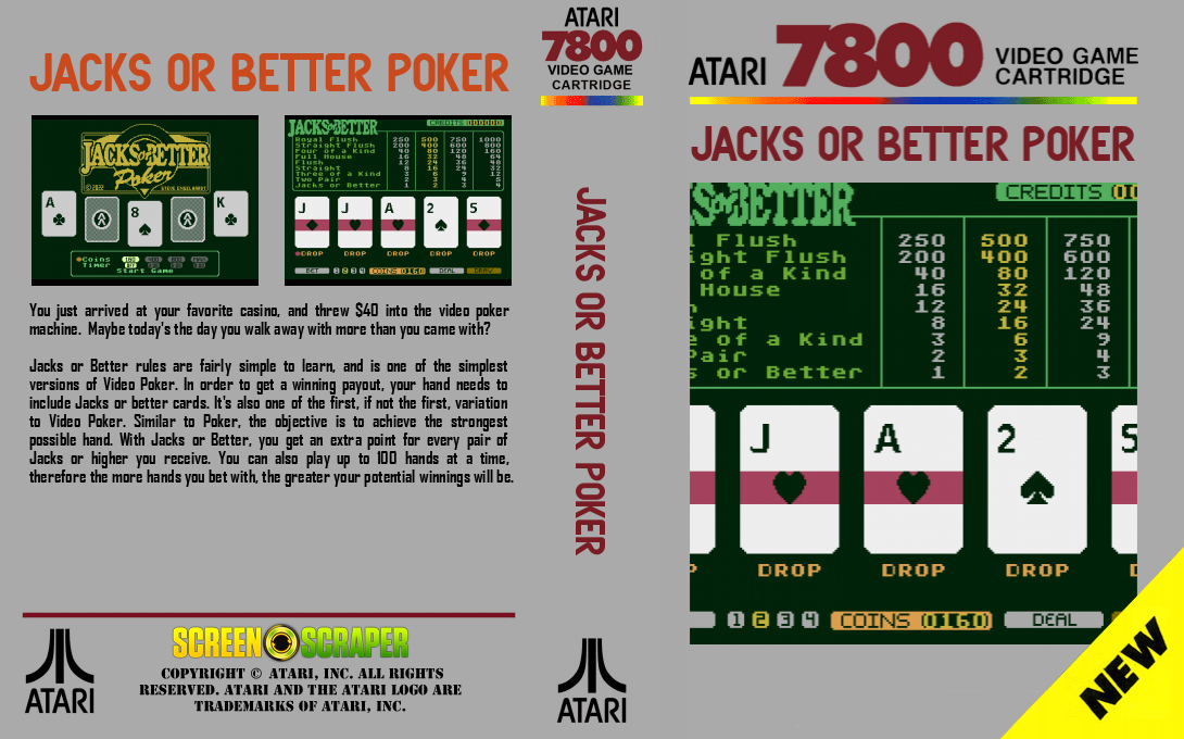 Jacks Or Better Poker — box-texture (SS)