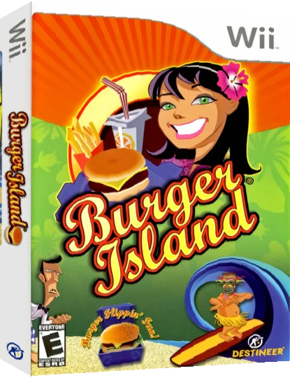 Burger Island — box-3D (US)