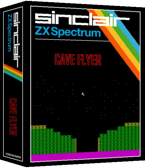 Cave Flyer — box-3D (SS)
