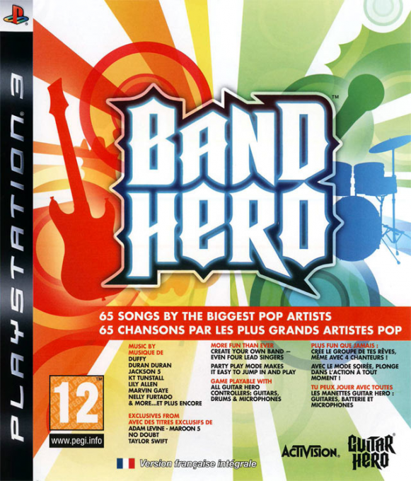 Band Hero — box-2D (FR)