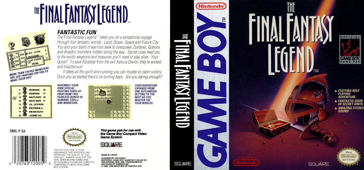 Final Fantasy Legend, The — box-texture (US)