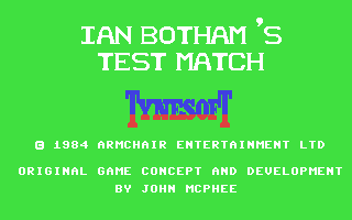 Ian Botham's Test Match — sstitle (WOR)