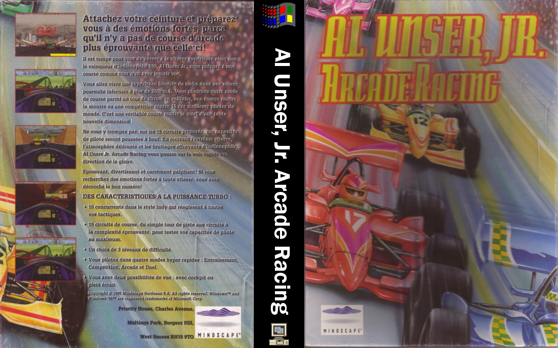 Al Unser, Jr. Arcade Racing — box-texture (FR)