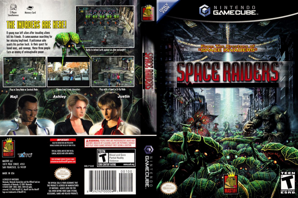 Space Raiders — box-texture (US)