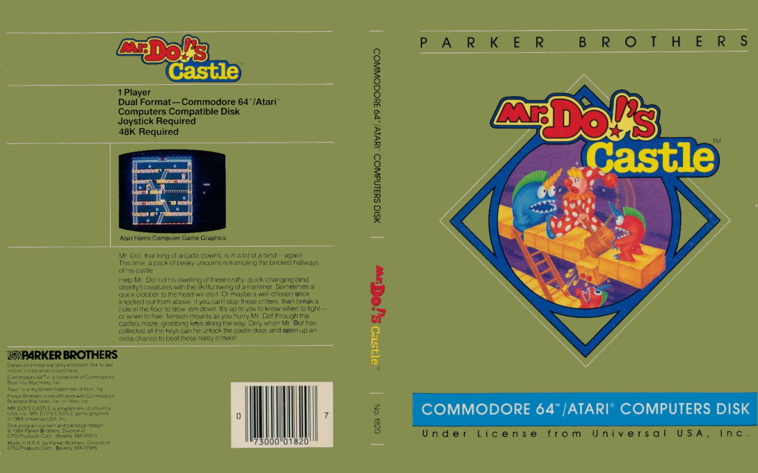 Mr. Do's Castle — box-texture (US)