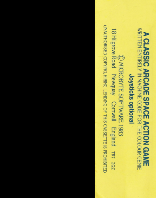 Galactic Attack — box-2D-back (WOR)