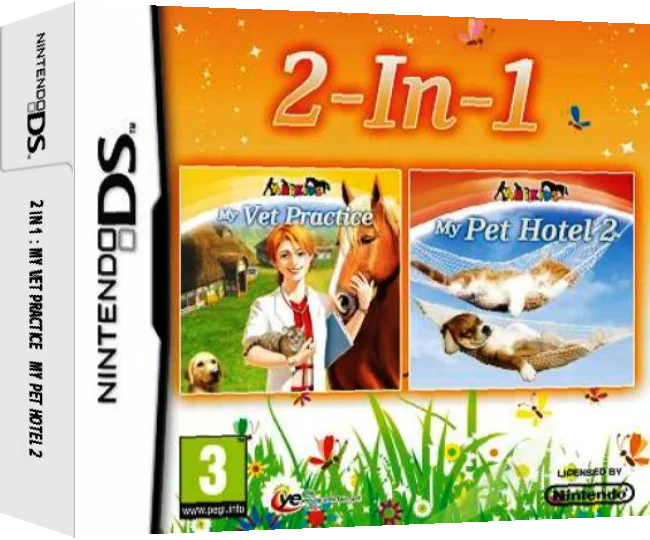 2 in 1 - My Vet Practice + My Pet Hotel 2 — box-3D (EU)