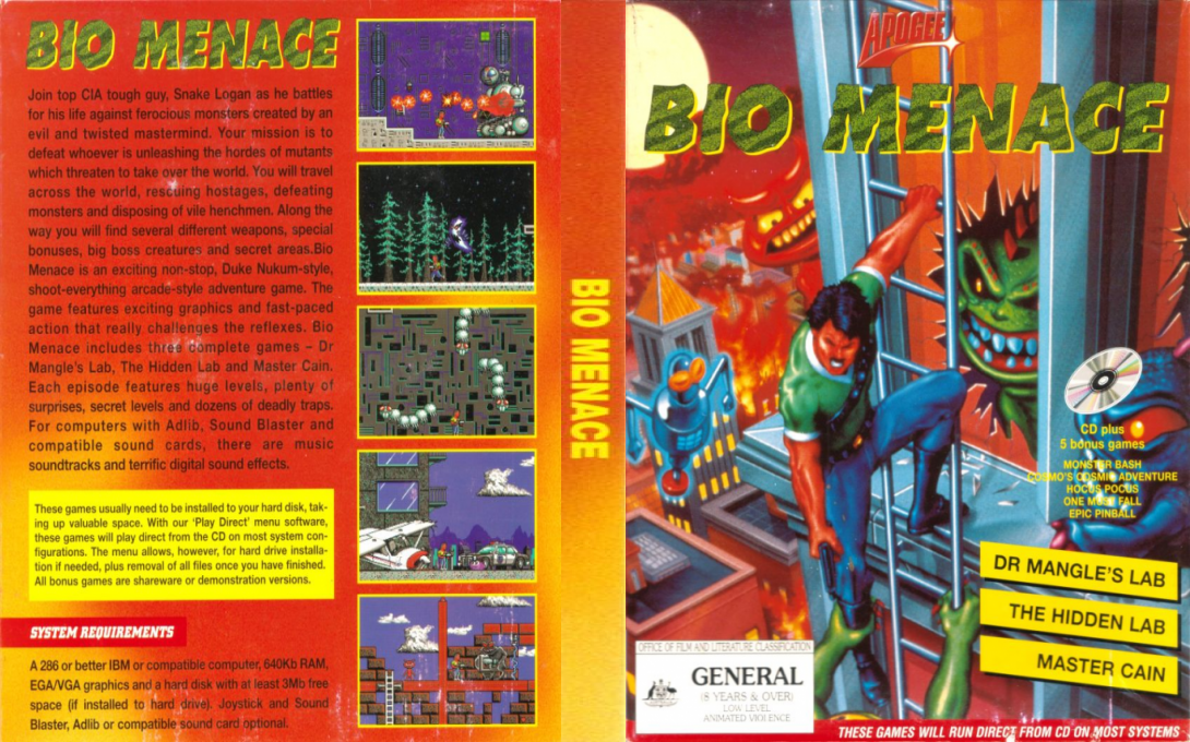 Bio Menace — box-texture (US)
