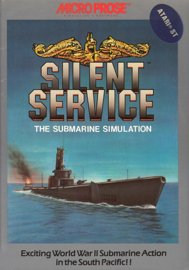 Silent Service — box-2D (EU)