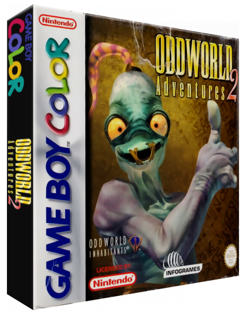 Oddworld Adventures II — box-3D (EU)