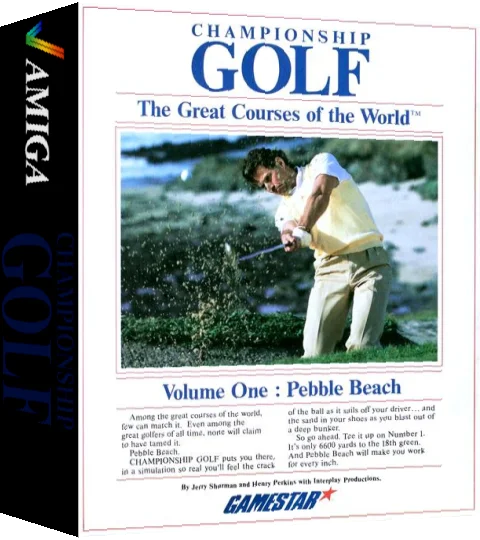 Championship Golf - The Great Courses of the World - Volume I - Pebble Beach — box-3D (WOR)