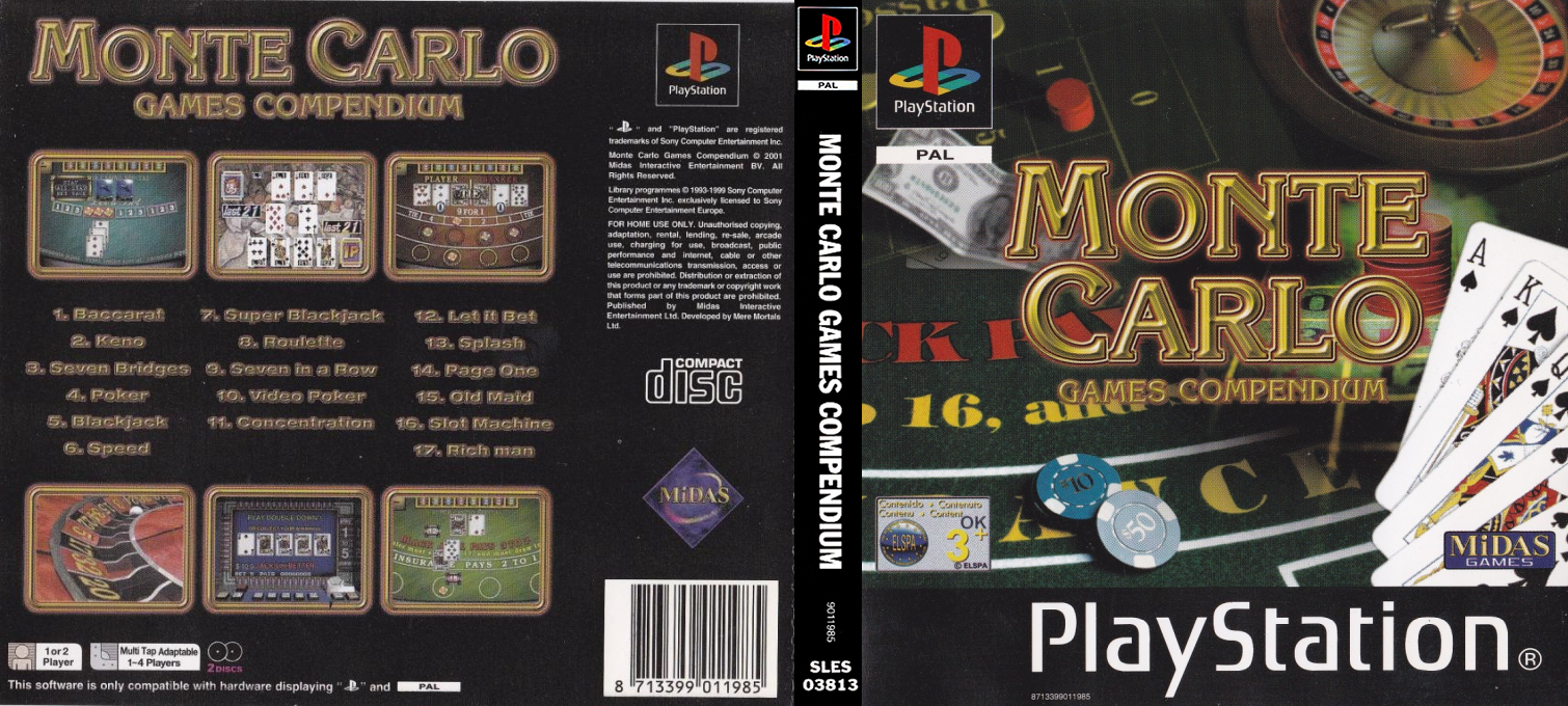 Monte Carlo Games Compendium — box-texture (EU)