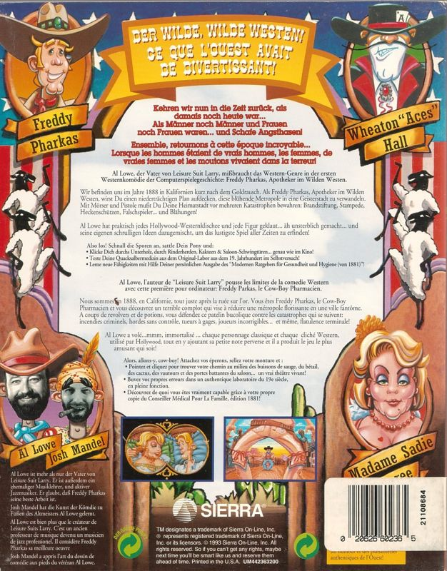 Freddy Pharkas Frontier Pharmacist — box-2D-back (EU)