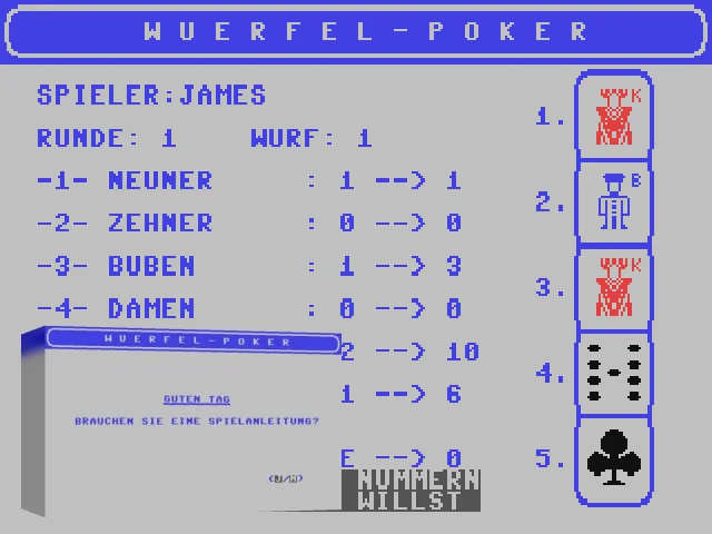 Wuerfelpoker — mixrbv2 (WOR)