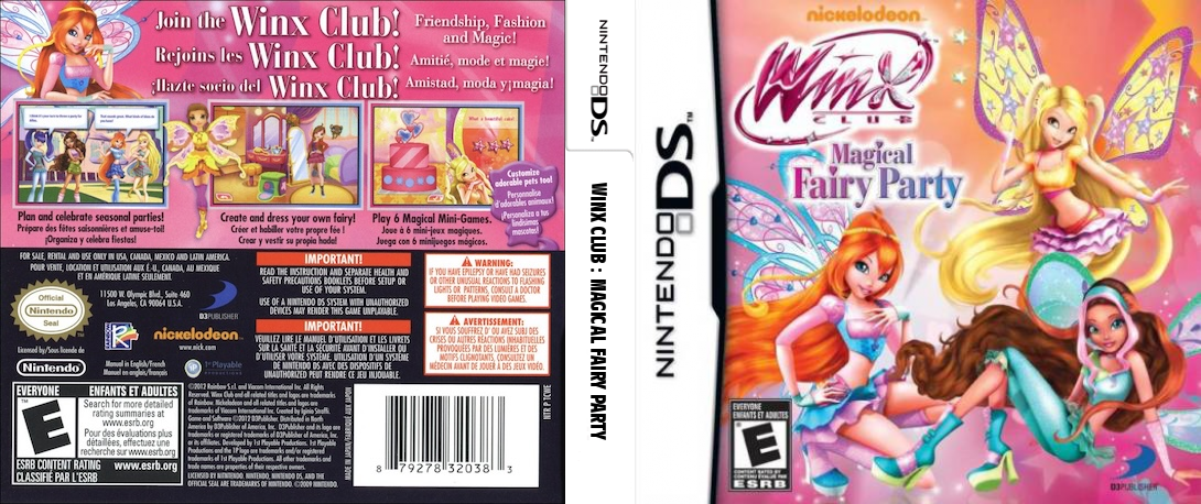 Winx Club - Magical Fairy Party — box-texture (US)