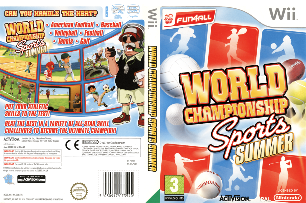 World Championship Sports Summer — box-texture (UK)