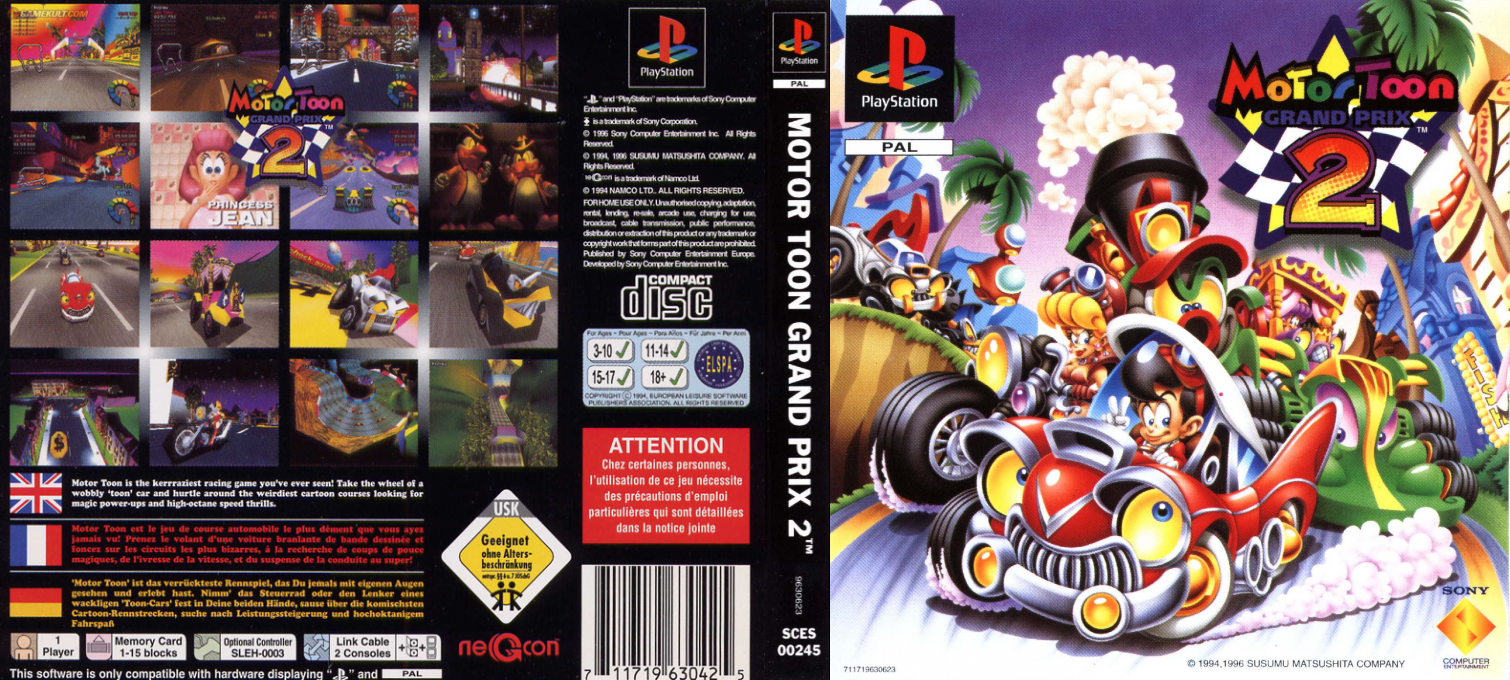 Motor Toon Grand Prix 2 — box-texture (EU)