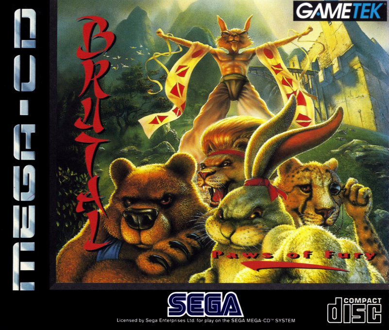 Brutal - Paws of Fury — box-2D (EU)