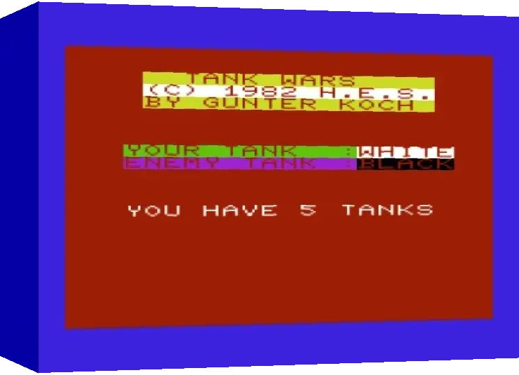 Tank Wars — box-3D (WOR)