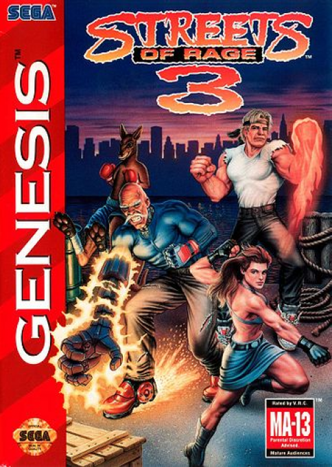 Streets Of Rage 3 box art