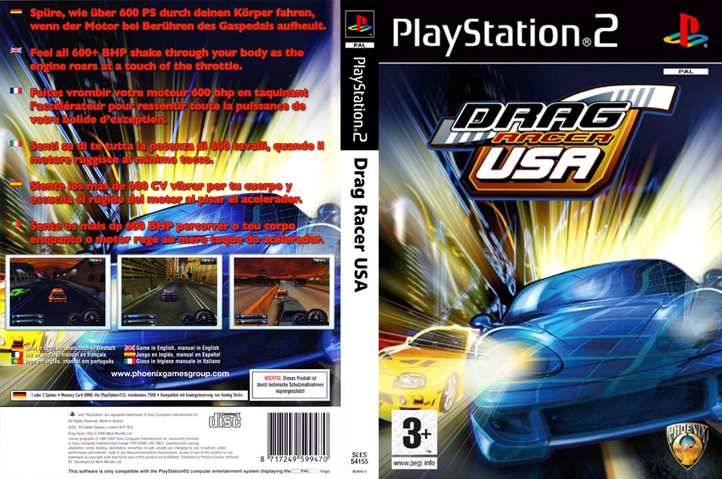 Drag Racer Usa — box-texture (EU)