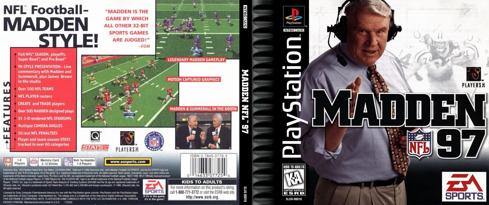 Madden NFL 97 — box-texture (US)