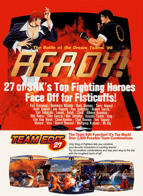 The King of Fighters '96 — box-2D-back (WOR)