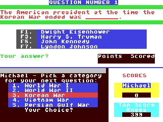History Challenge II — ss (WOR)