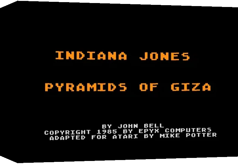 Indiana Jones - Pyramids Of Giza — box-3D (WOR)