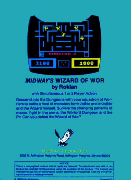 Wizard Of Wor — box-2D-back (US)