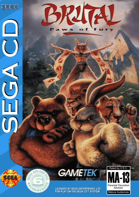 Brutal - Paws of Fury box art