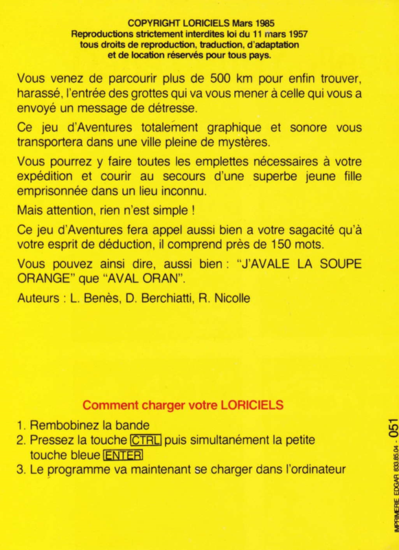 Mystère De Kikekankoi, Le — box-2D-back (FR)