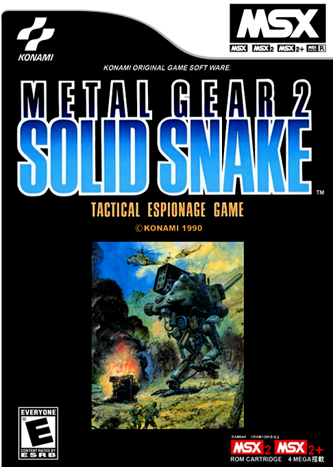 Metal Gear II : Solid Snake box art