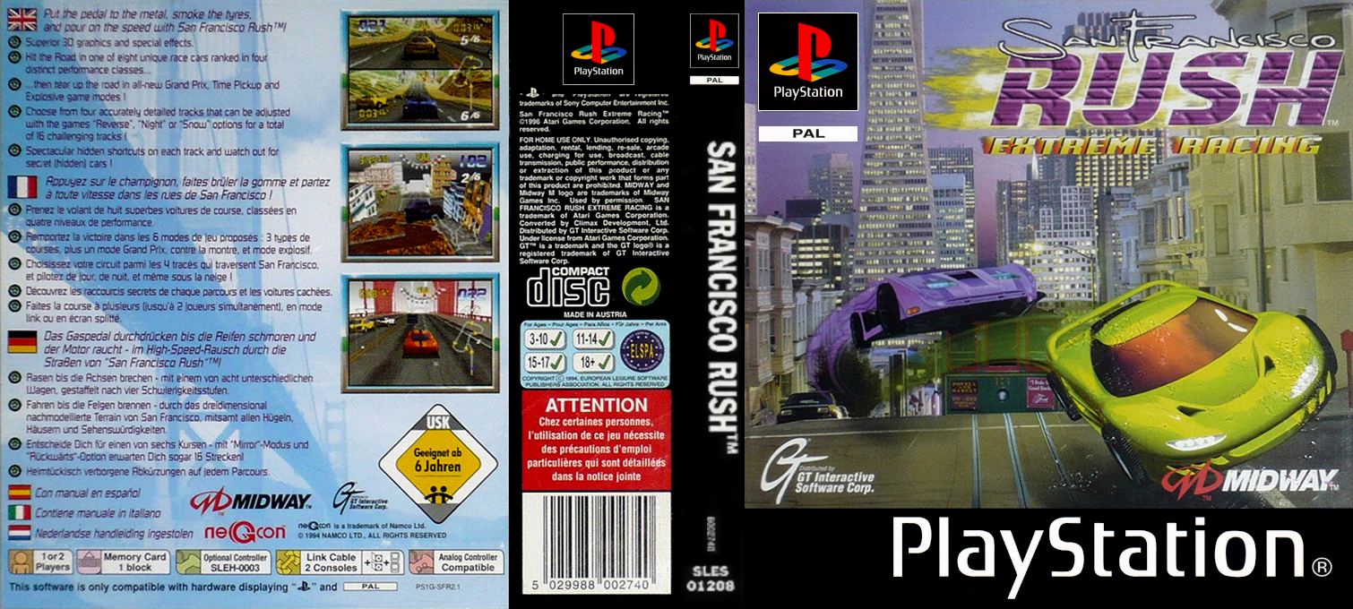 San Francisco Rush — box-texture (EU)