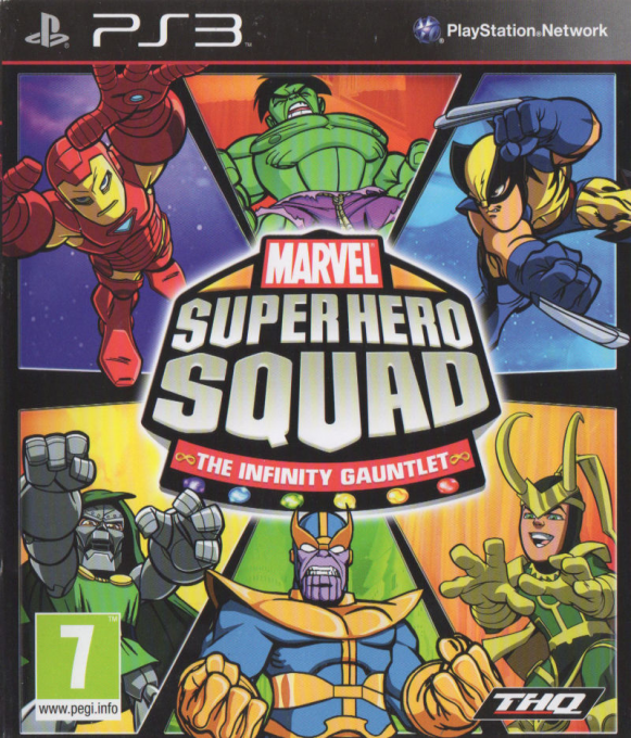 Marvel Super Hero Squad - The Infinity Gauntlet — box-2D (UK)