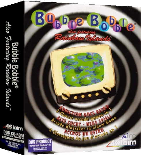 Bubble Bobble Also Featuring Rainbow Islands — box-3D (EU)