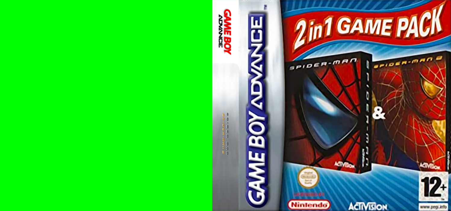 2 in 1 Game Pack - Spider-Man + Spider-Man 2 — box-texture (EU)