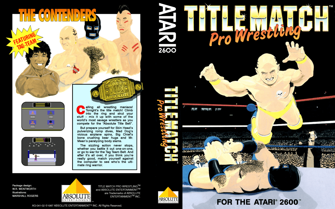 Title Match Pro Wrestling — box-texture (US)