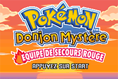 Pokemon Mystery Dungeon - Red Rescue Team — sstitle (FR)