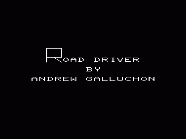 Road Driver — sstitle (WOR)