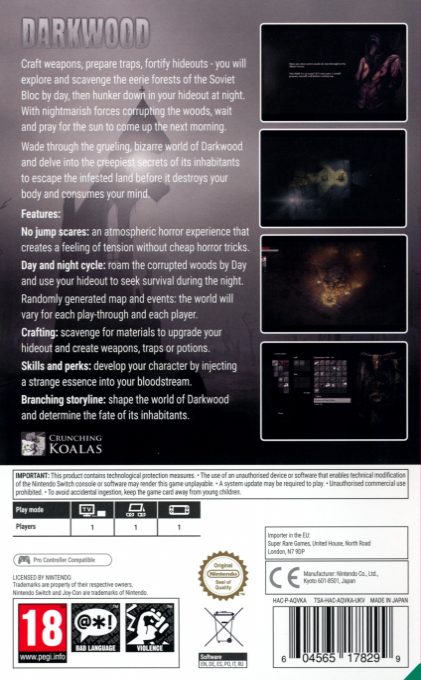 Darkwood — box-2D-back (EU)