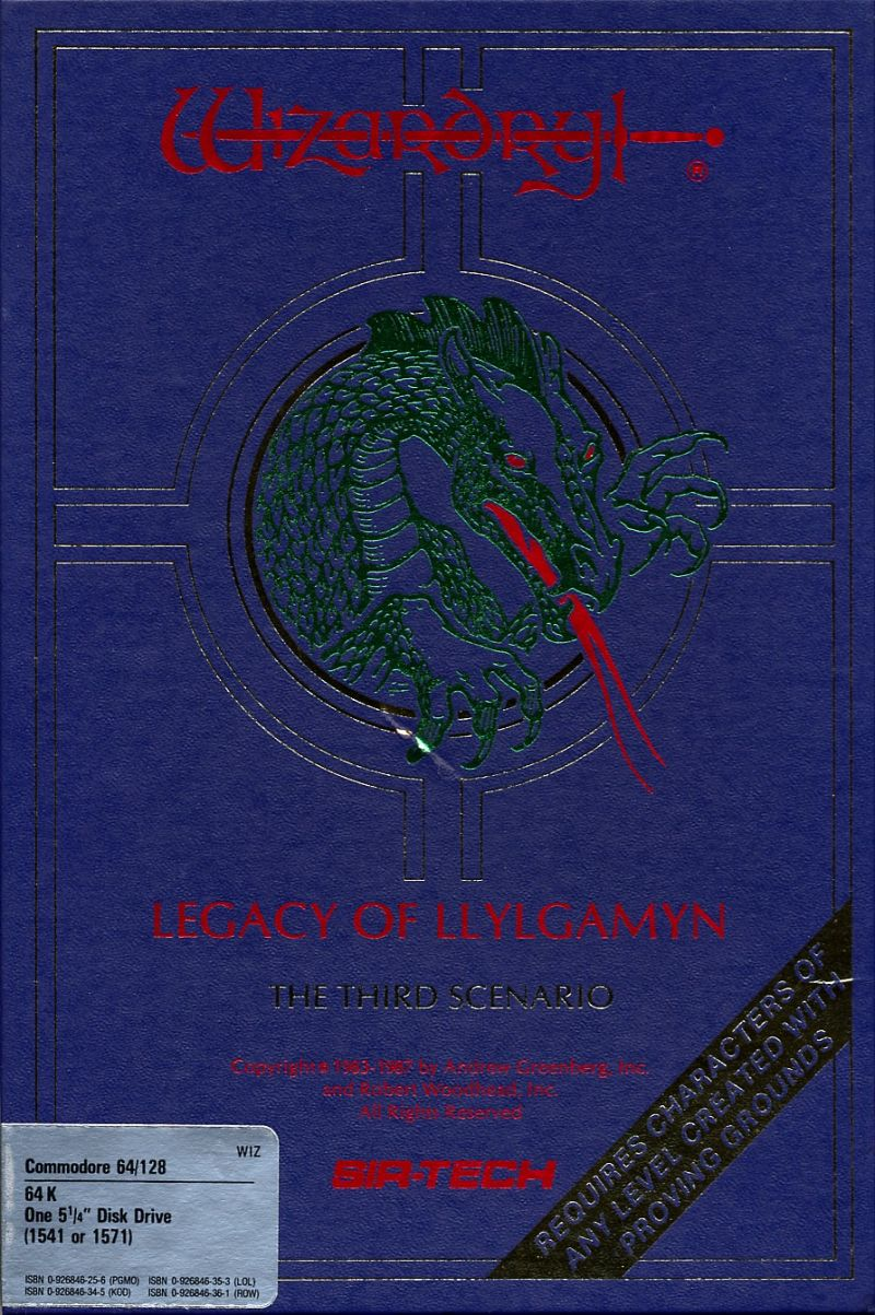 Wizardry - Legacy of Llylgamyn box art