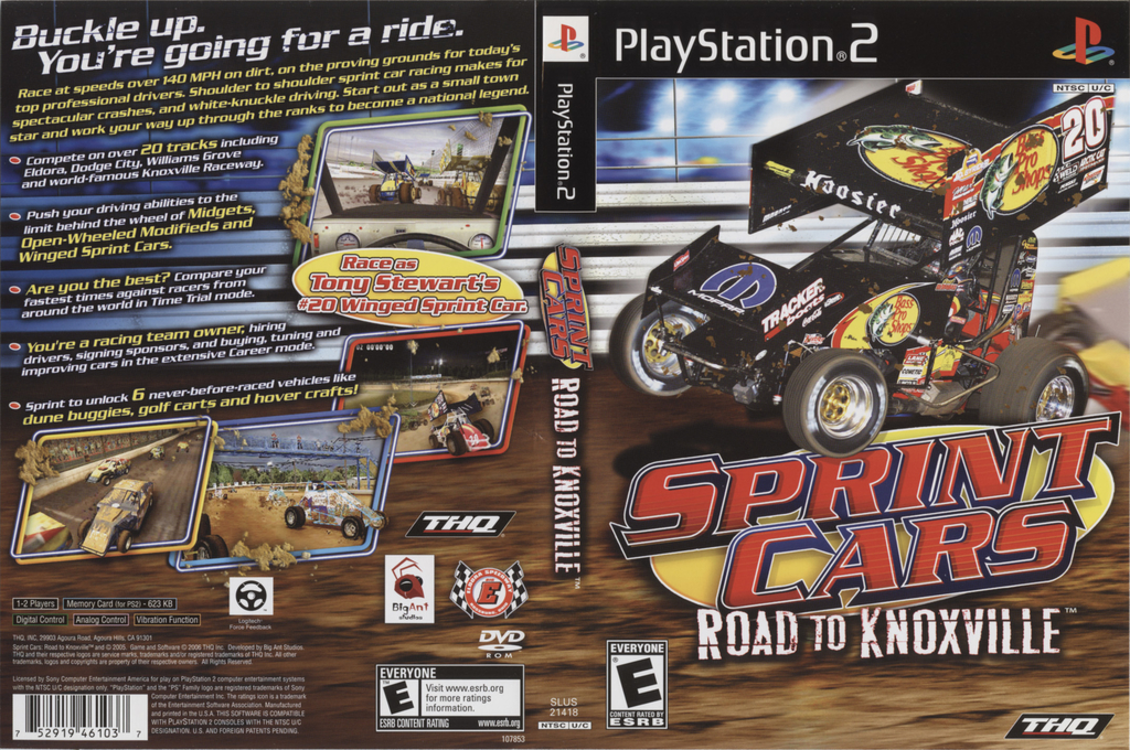 Sprint Cars - Road to Knoxville — box-texture (US)
