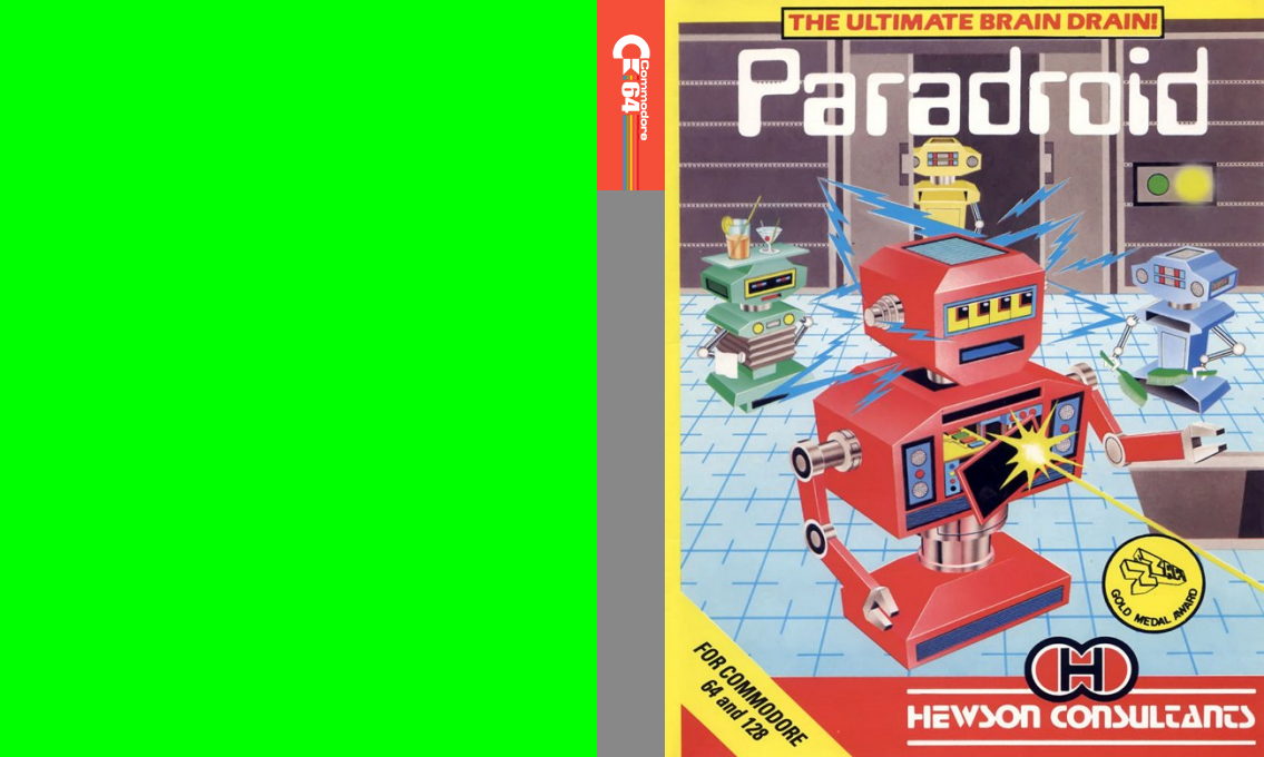 Paradroid : Heavy Metal Edition — box-texture (EU)