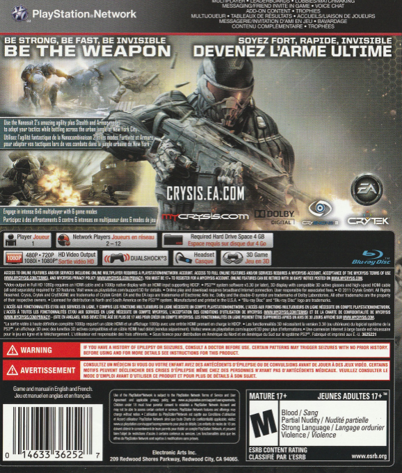 Crysis 2 — box-2D-back (CA)