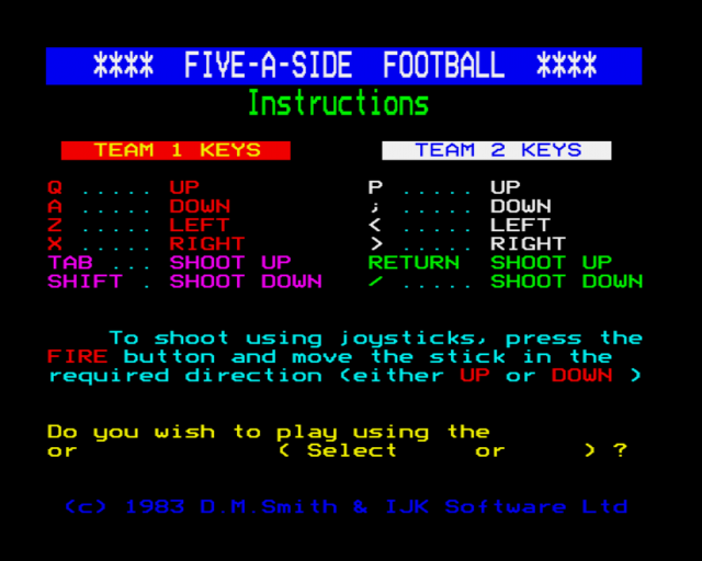 Five-a-side Football — sstitle (WOR)