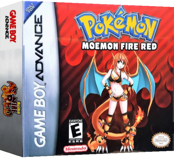 Pokémon : Moémon FireRed Version — box-3D (WOR)
