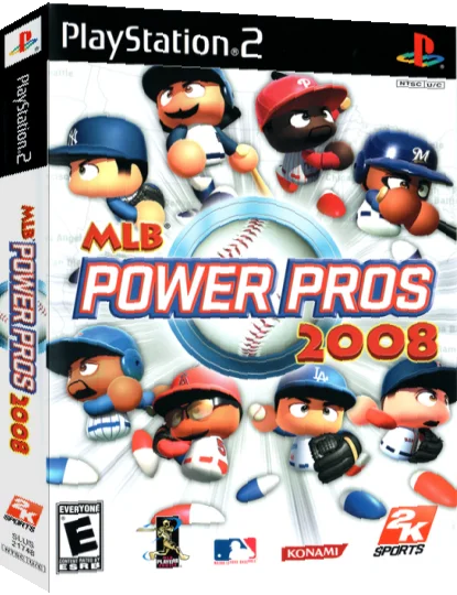 MLB Power Pros 2008 — box-3D (US)
