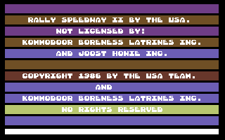 Rally Speedway II — sstitle (WOR)